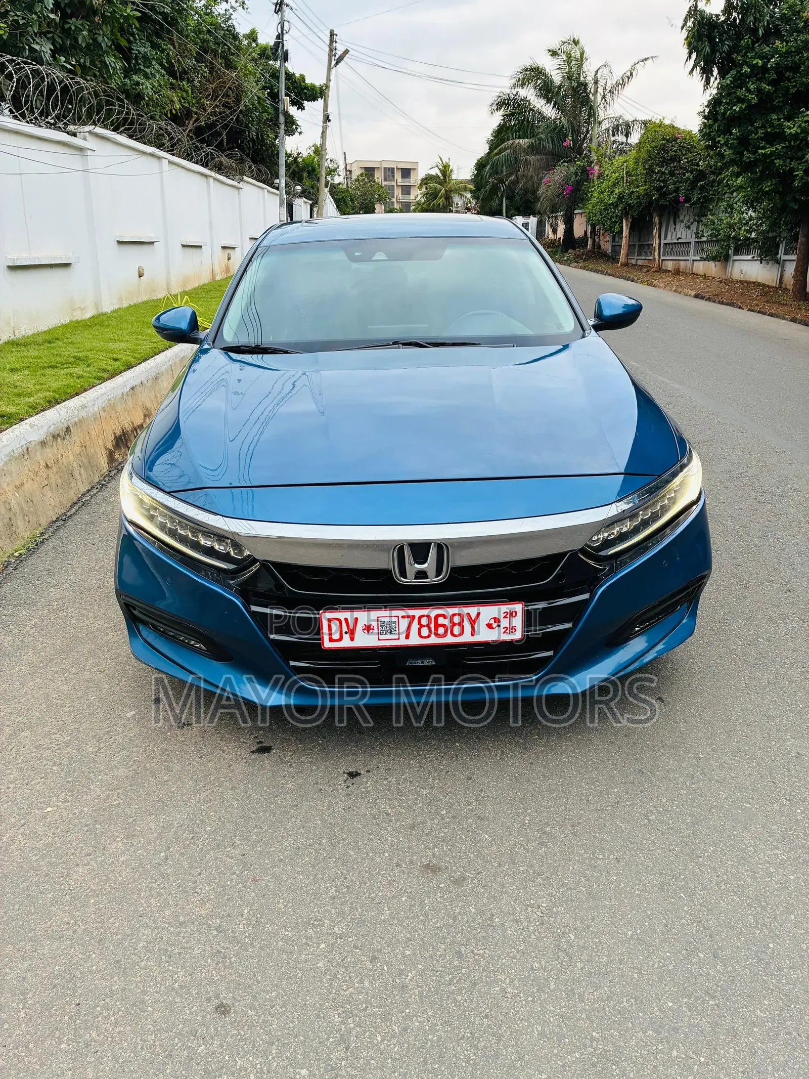Honda Accord Touring 2018 Blue
