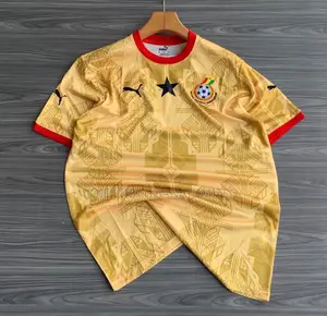 Gold Color Ghana Jerseys Available in Stock