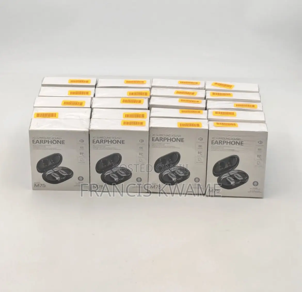 New Bierelaozi 3d Surround Sound Wireless Earphone M75