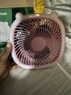 Rechargeable Table Fan With Light