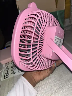 Rechargeable Table Fan With Light