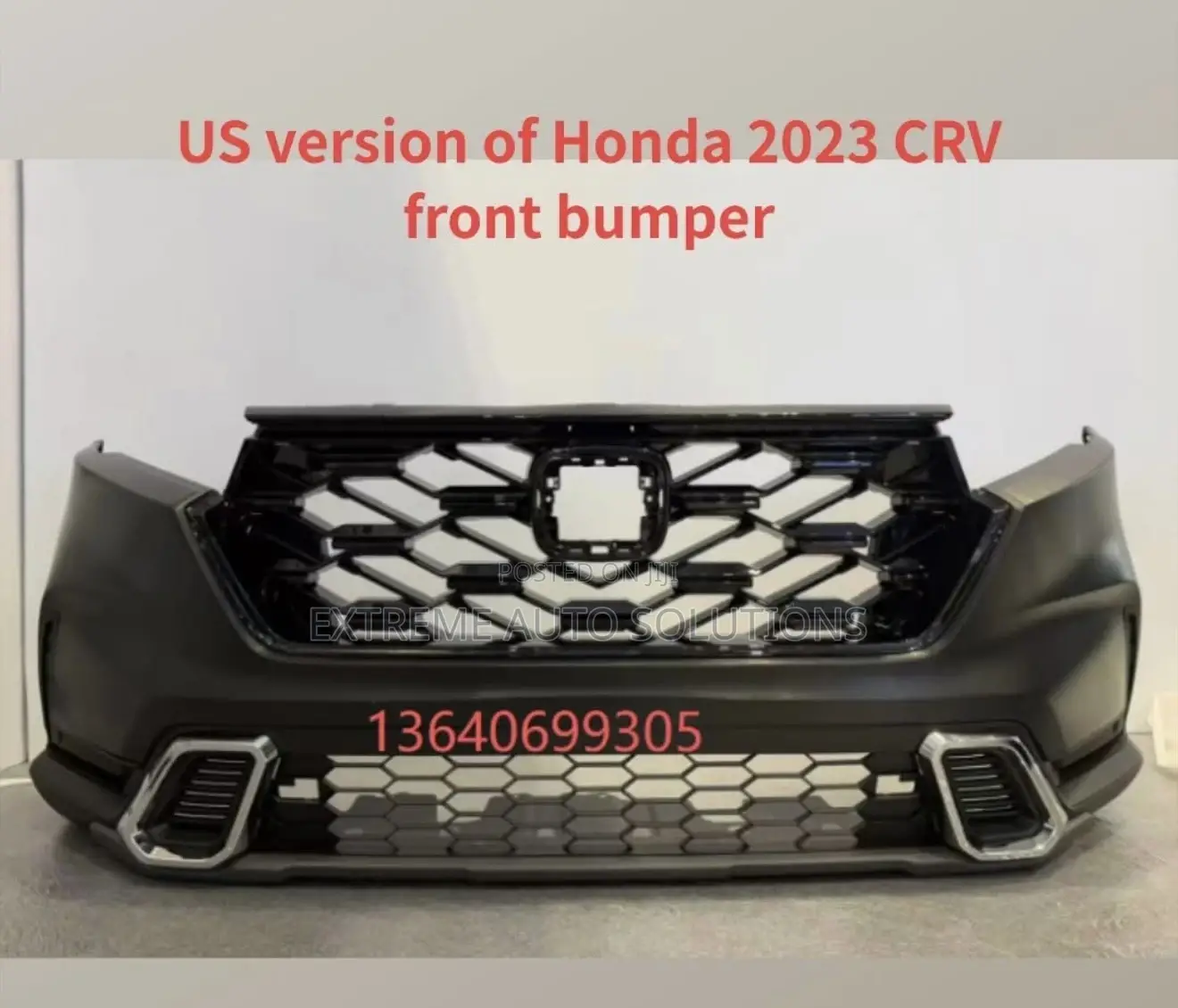 Us Version of Honda 2023 CRV Front Bumper