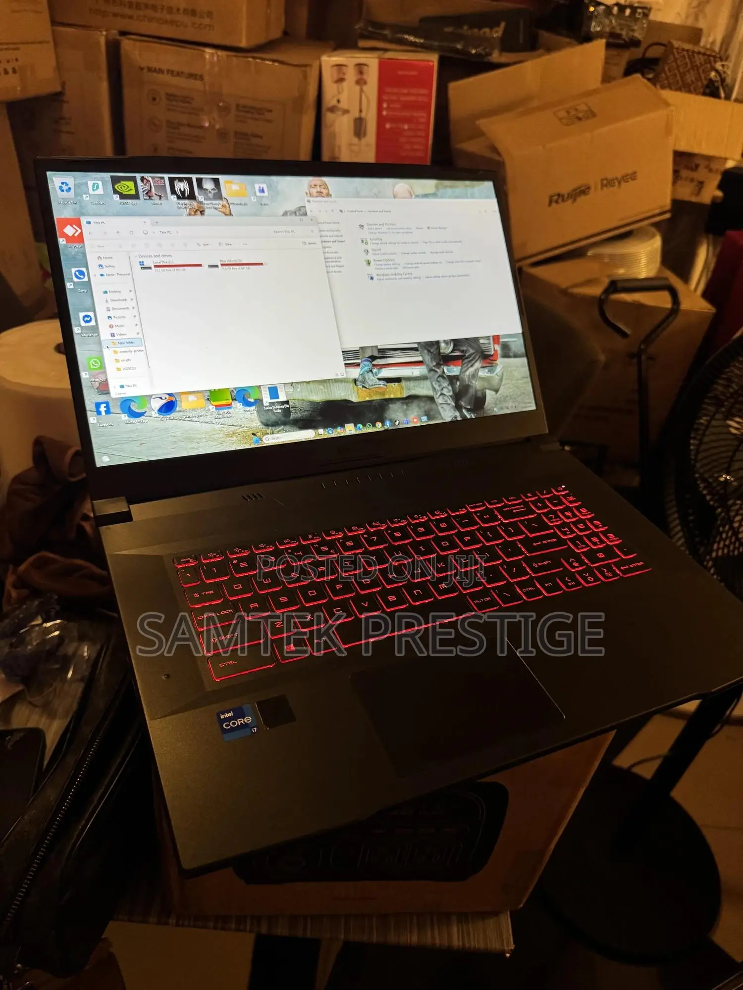 Laptop MSI Katana GF66 32GB Intel Core i7 HDD+SSD 1T