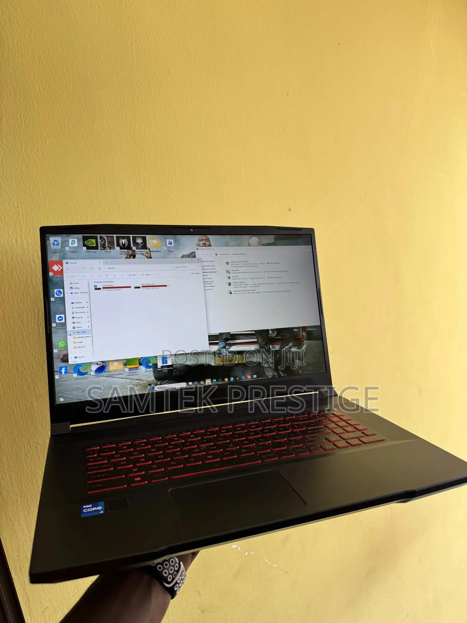 Laptop MSI Katana GF66 32GB Intel Core i7 HDD+SSD 1T