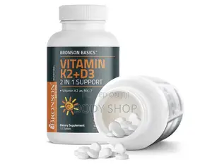 Vitamin K-2 With D3 Supplement Extra Strength 2 in 1 Support 120 Tabs