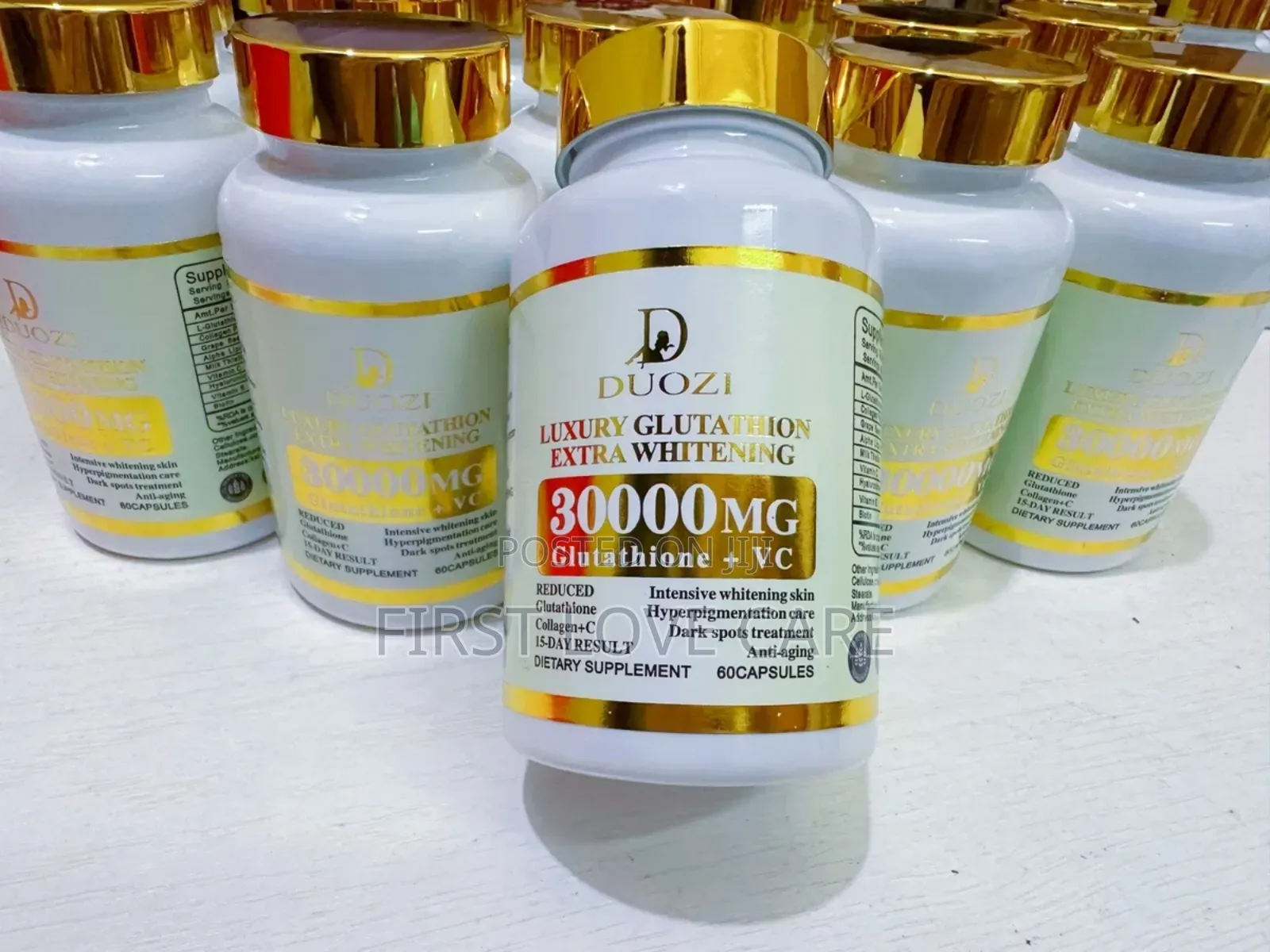Duozi Luxury Glutathione Extra Whitening Pills 30000mg