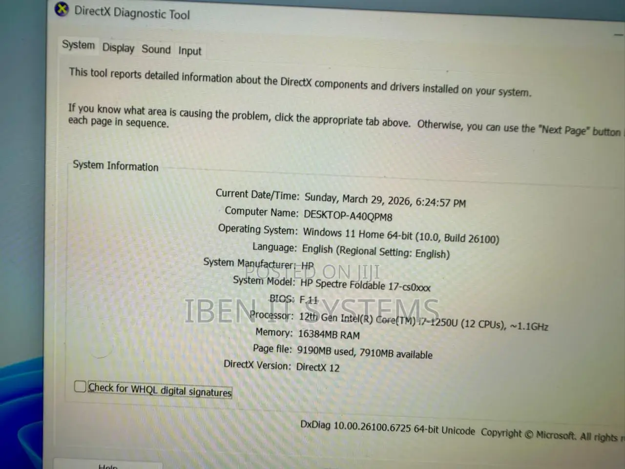 Laptop HP Spectre 16GB Intel Core i7 SSD 1T