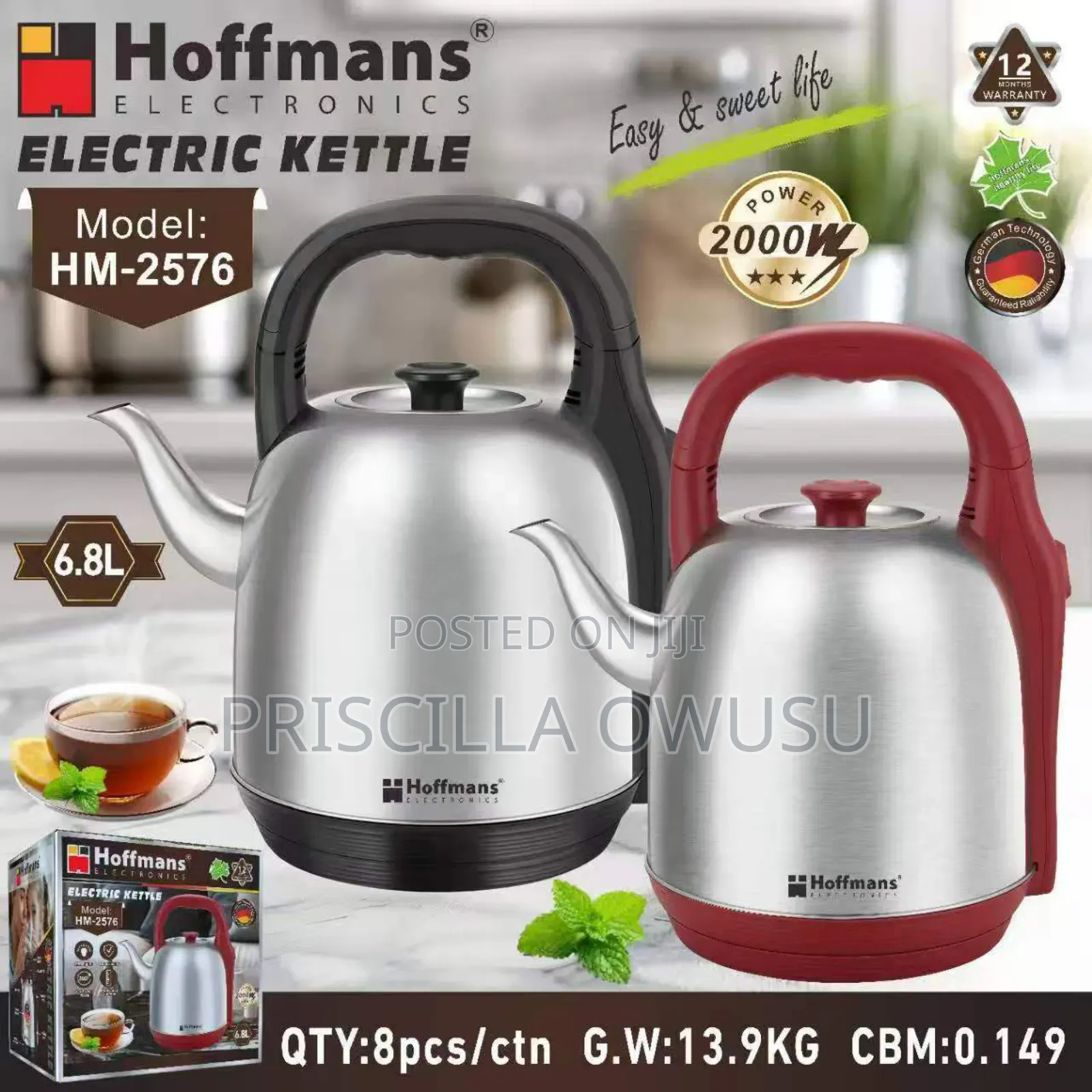 Hoffman 6.8l Kettle