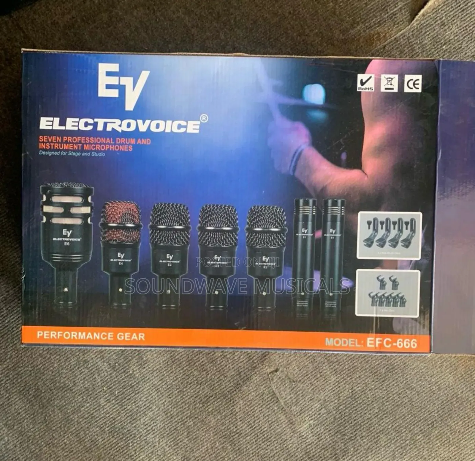 Ev Electrovice Drums Mic