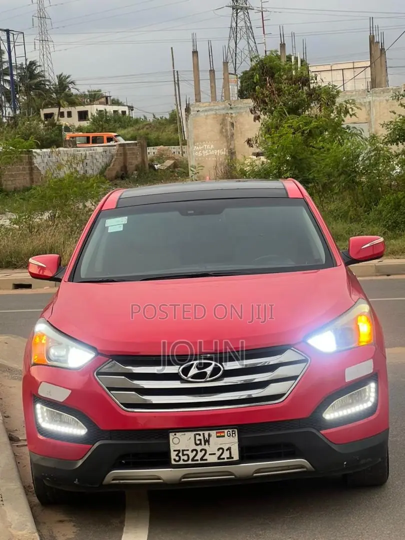 Hyundai Santa Fe 2014 Red