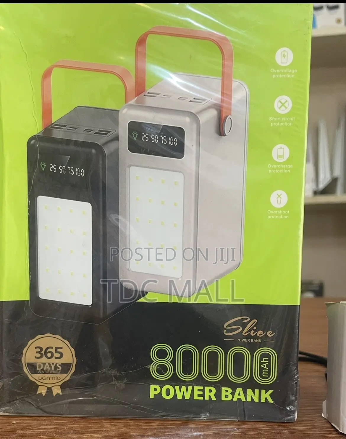 80,000mah Power Bank With Led Lights Display