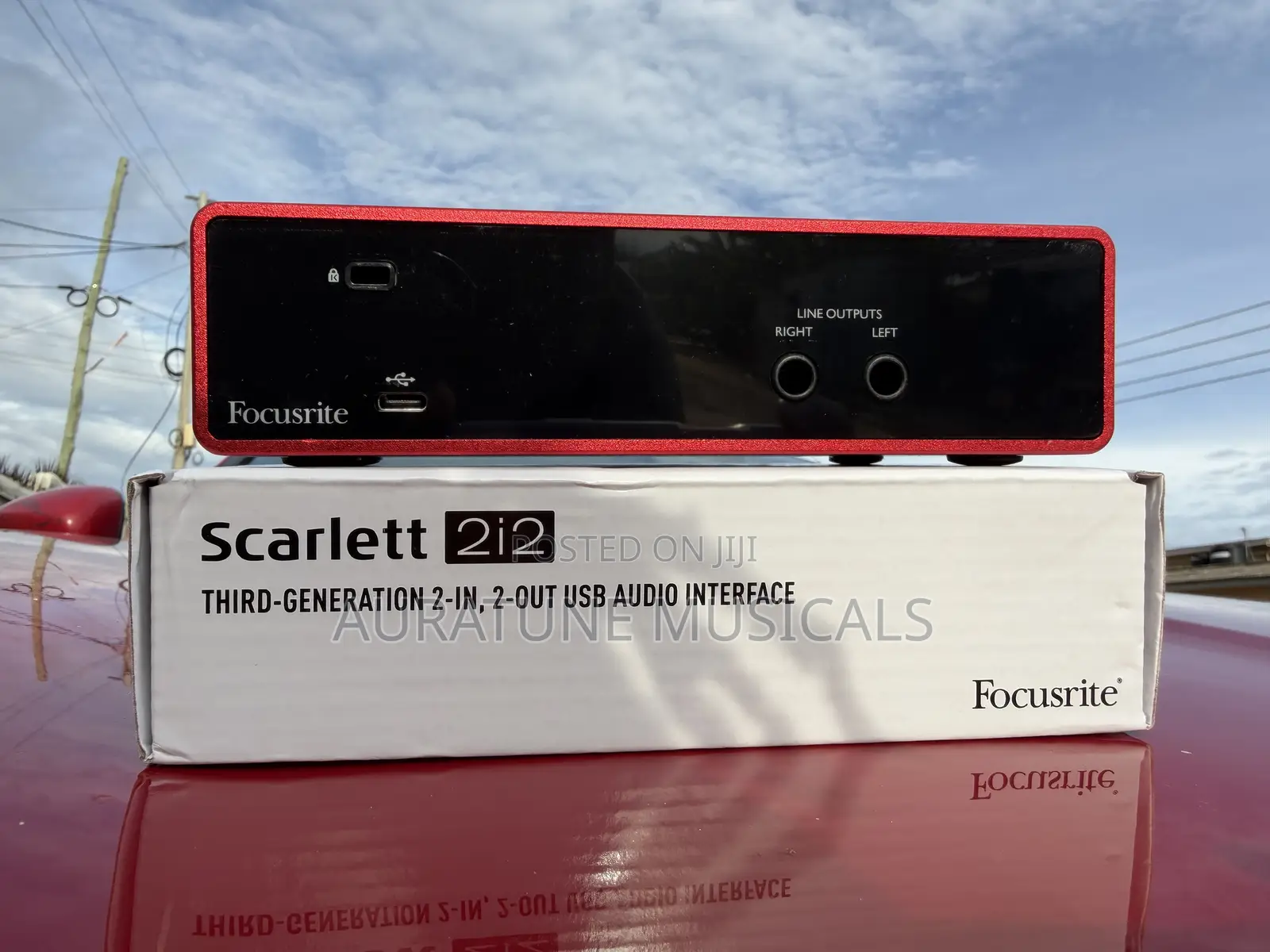 Focusrite Scarlett 2i2 3rd Gen Usb Audio Interface.