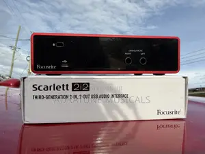Focusrite Scarlett 2i2 3rd Gen Usb Audio Interface.
