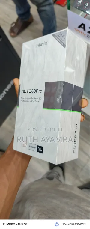 New Infinix Note 60 Pro 256 GB Black