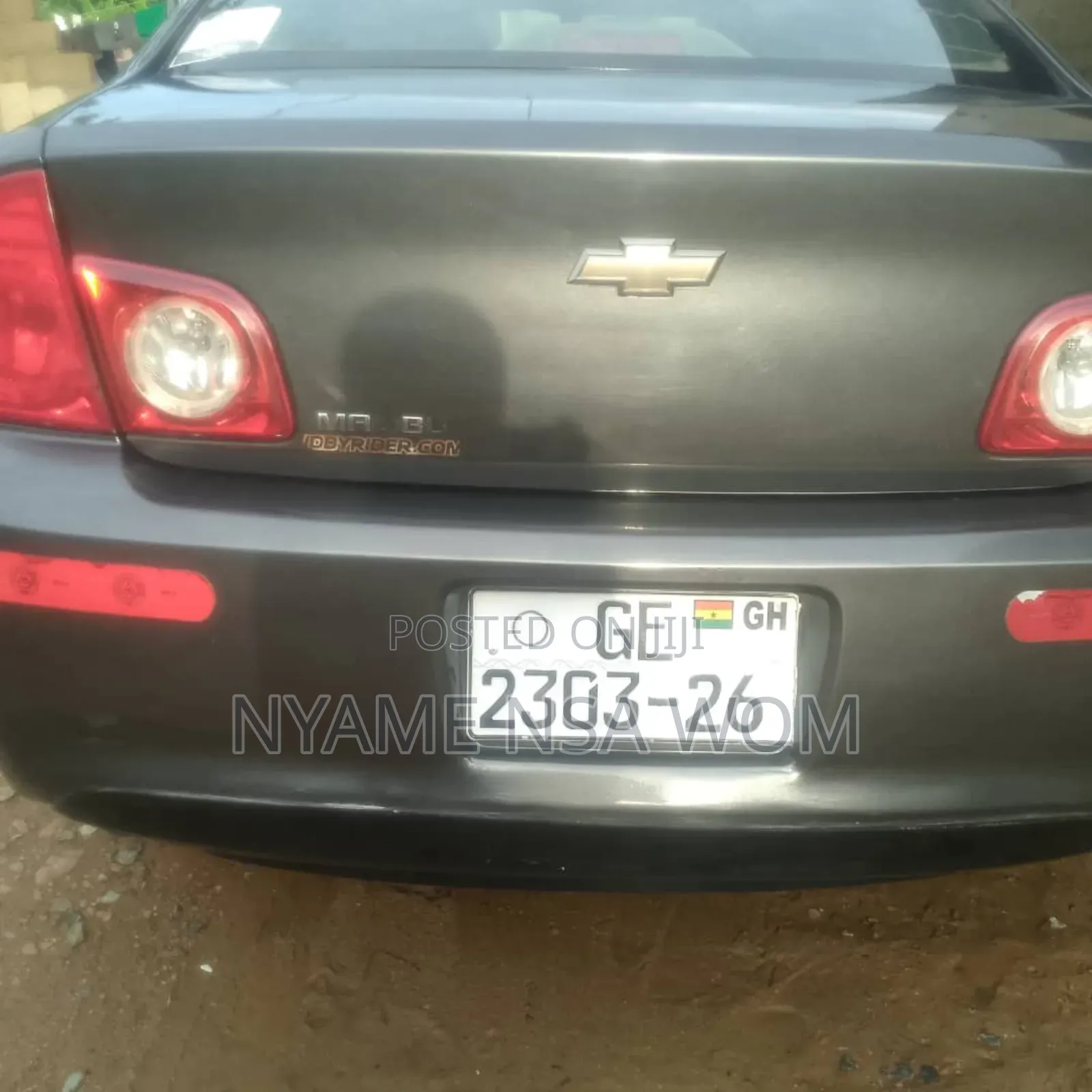 Chevrolet Malibu 2012 Matt Black