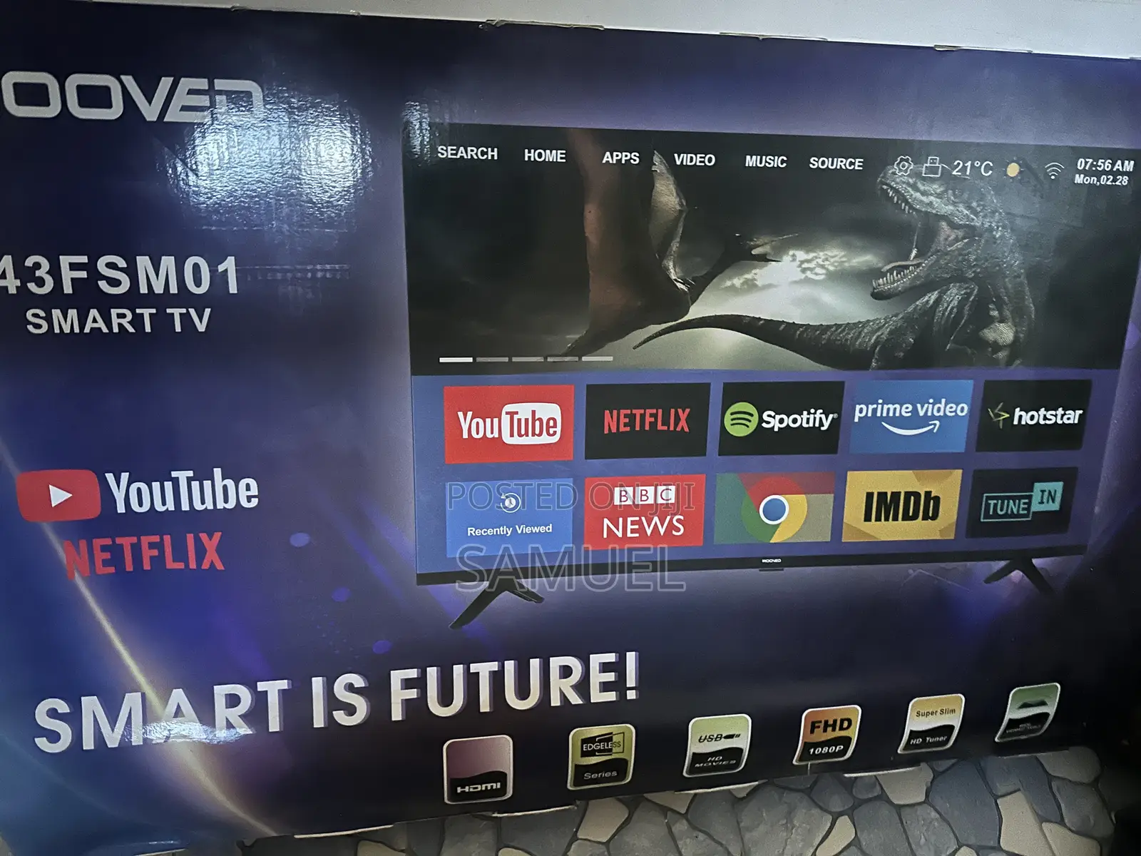 43 Inch Mooved Smart TV