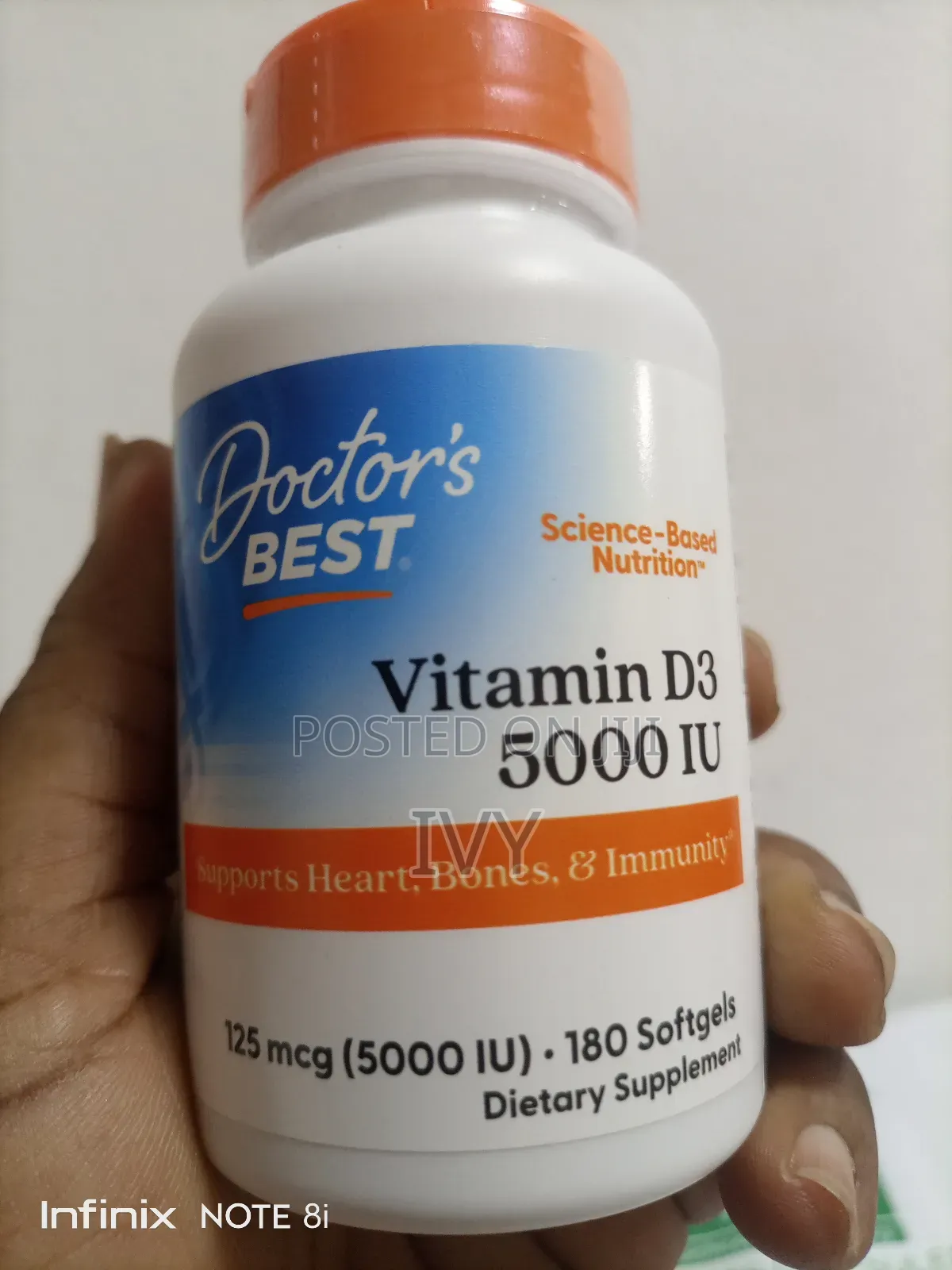 Doctor's Best Vitamin D3 5000 Iu