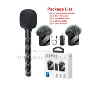Wireless Microphone Interview Stick