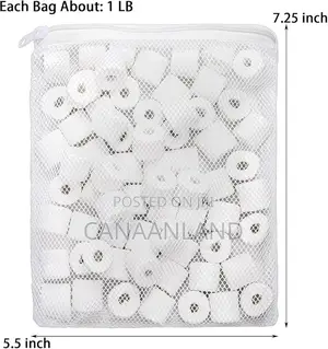 500g Ceramic Filter Rings Biological Filter Media In Media Bag