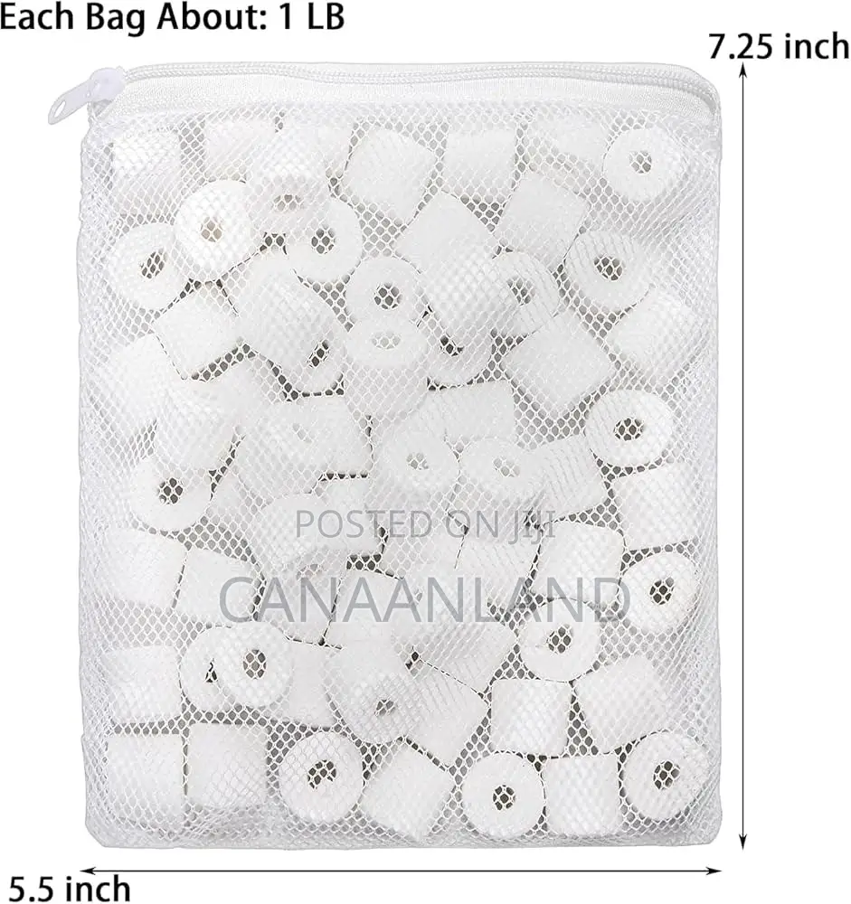500g Ceramic Filter Rings Biological Filter Media In Media Bag