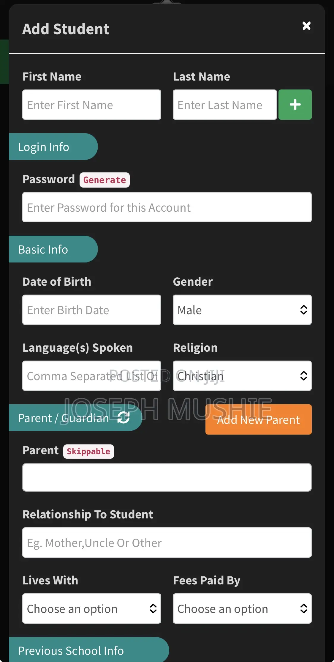 School Management System / Software