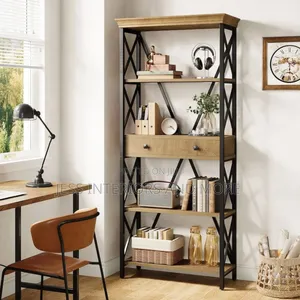 Bookshelf With Drawers With Storage