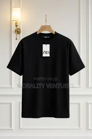 Zara Basic Round Neck T-Shirt