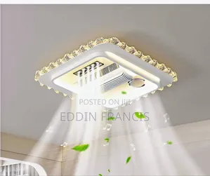 Stylish Hidden Fan Light With Remote Control + Voice Control+ Bluetoot