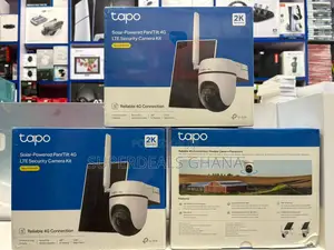 Tapo C615g Kit Solar-Powered Pan/Tilt 4g Lte Security Camera Kit