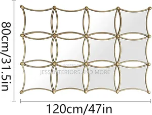 Decor Mirror ( Console Table Mirror) Gold