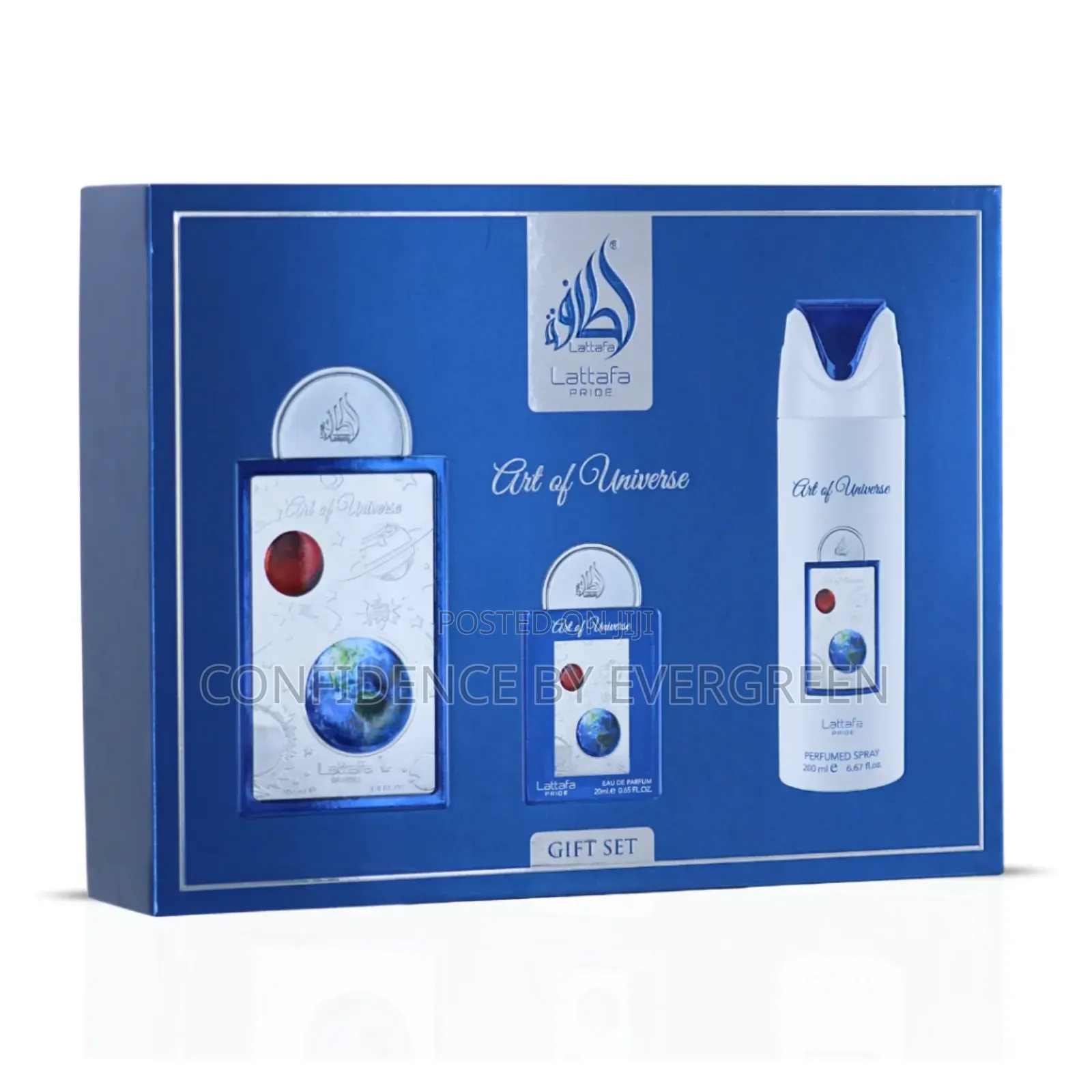 Lataffa Gift Set(Art of Universe, Peace Love , King Queen of Arabia)