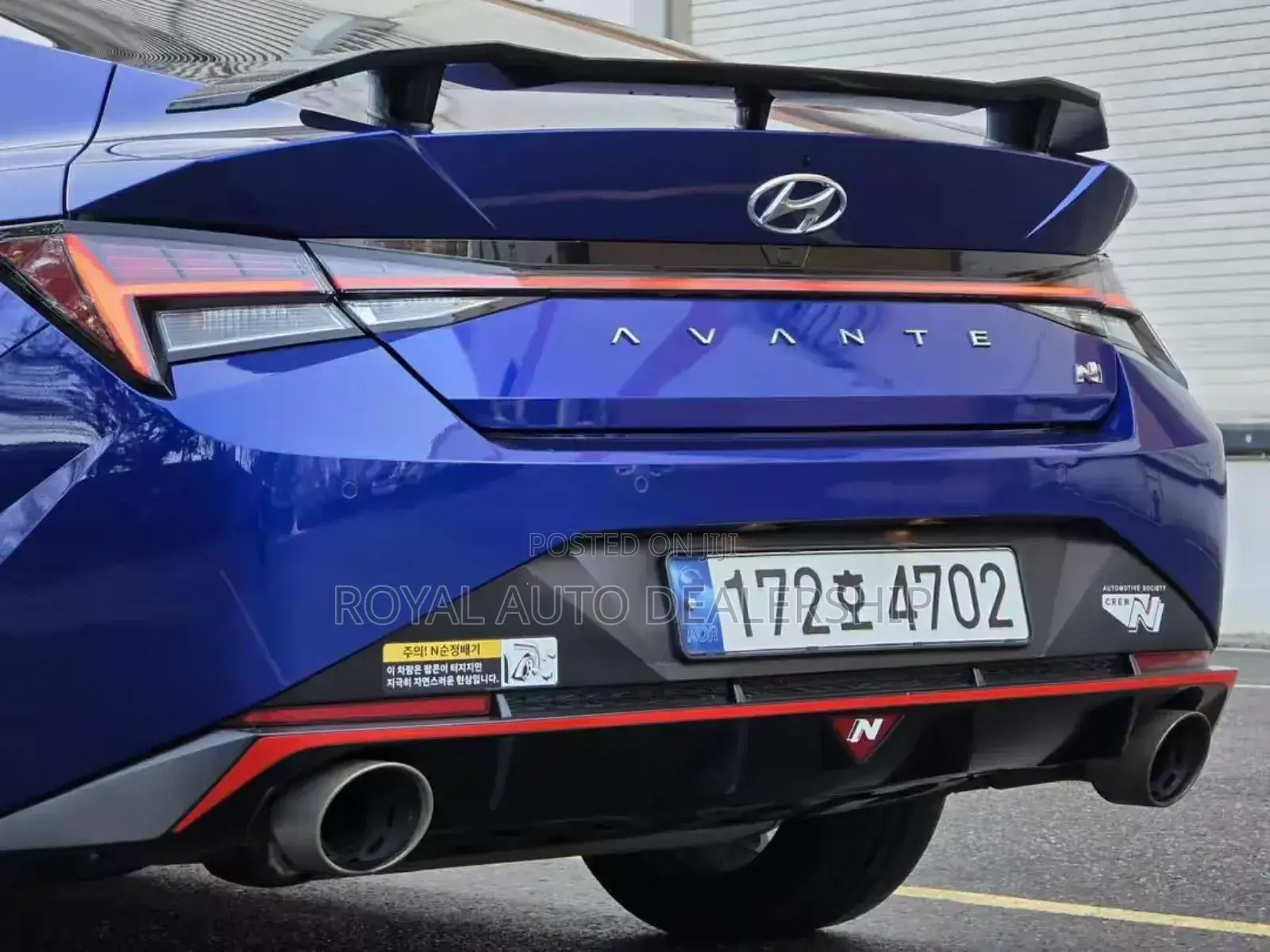 Hyundai Avante 2023 Blue