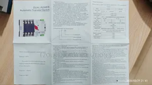 Automatic Change Over / Transfer Switch, 2-Pole 63a