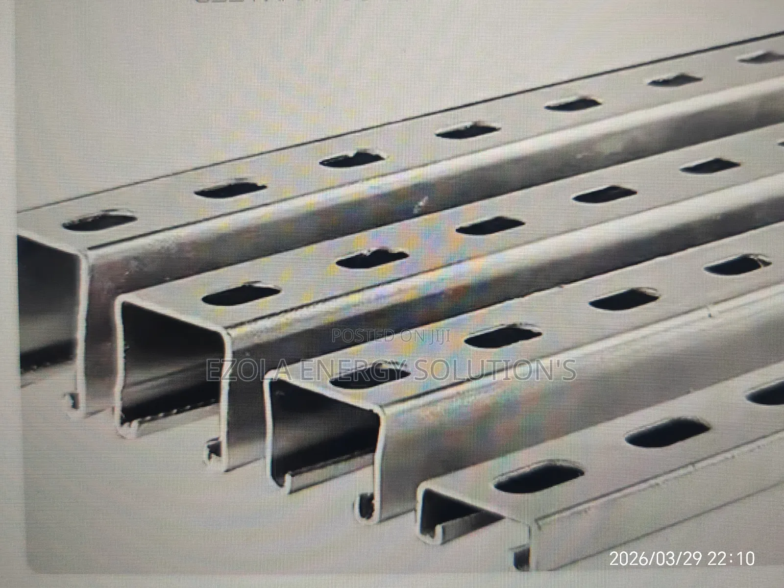 Solar Panel Rails U Type Rails 41mm*21mm*3000mm
