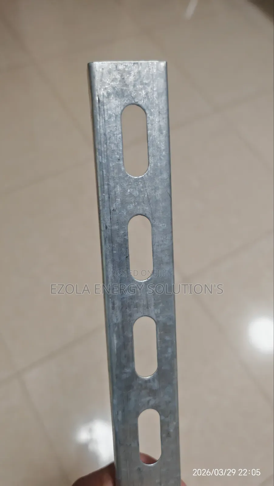 Solar Panel Rails U Type Rails 41mm*21mm*3000mm