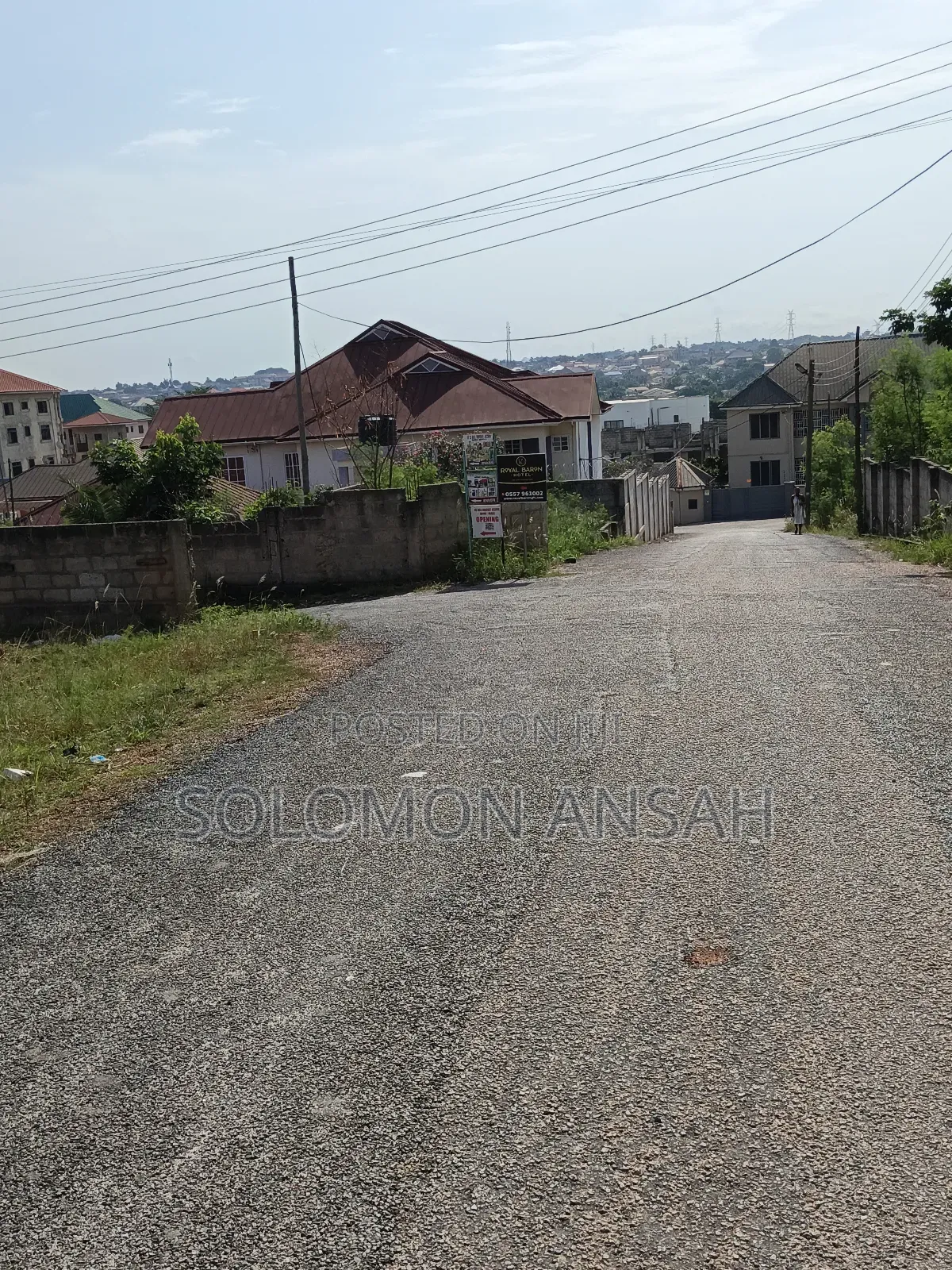 Land for Sale at Asokor Mampong Near Royal Baron Hotel