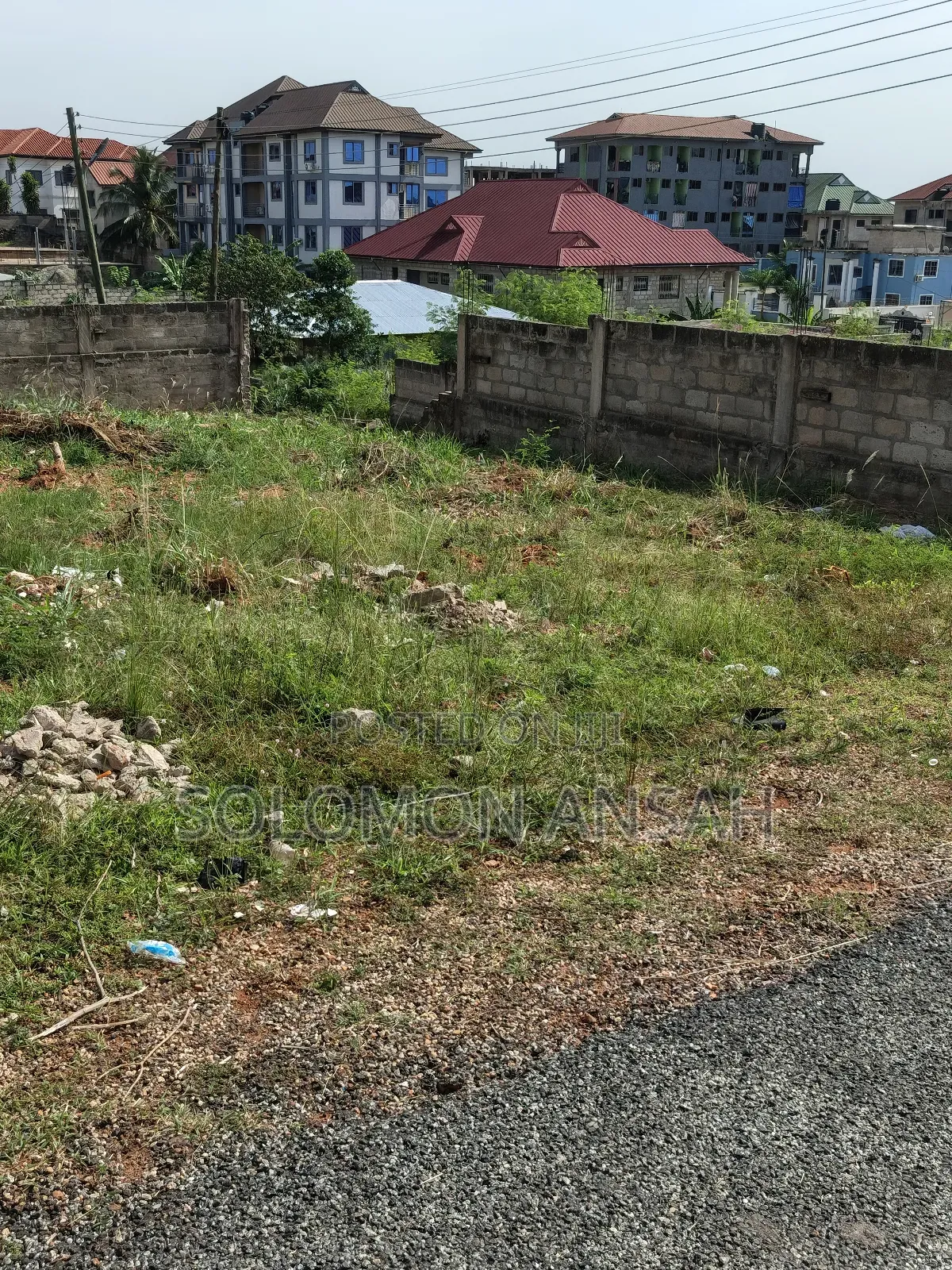 Land for Sale at Asokor Mampong Near Royal Baron Hotel