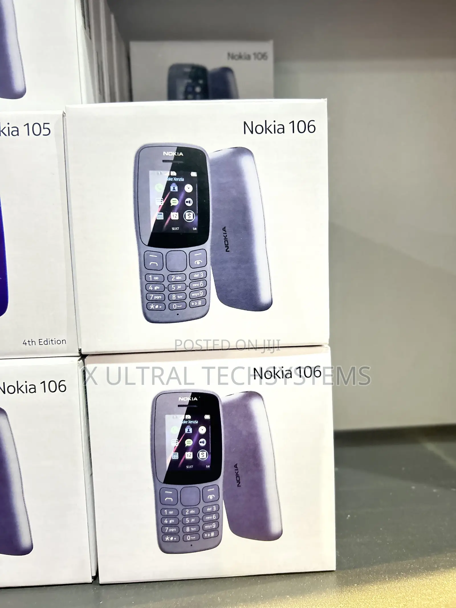New Nokia 106 Black