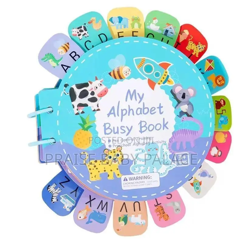 3d Children Stick on Alphabet Book