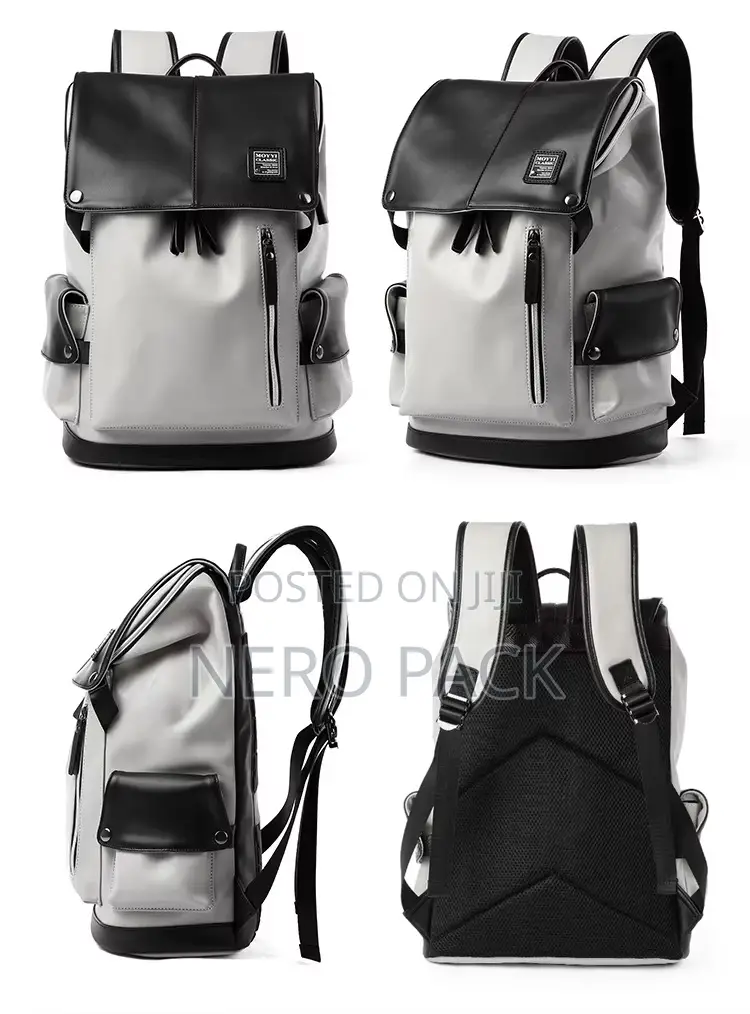 Mochila Leather Waterproof Backpack