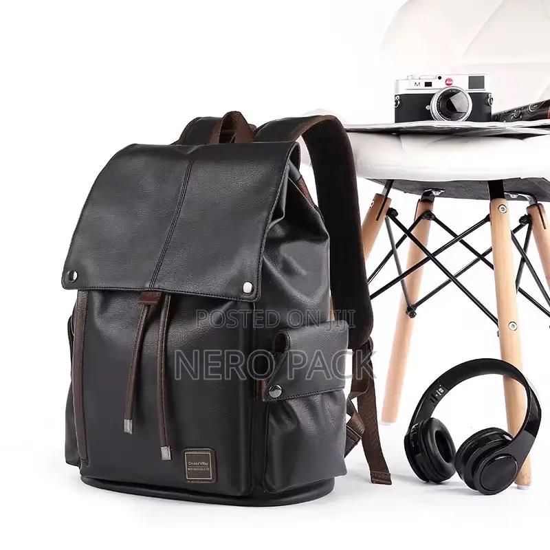 Waterproof Leather Backpack
