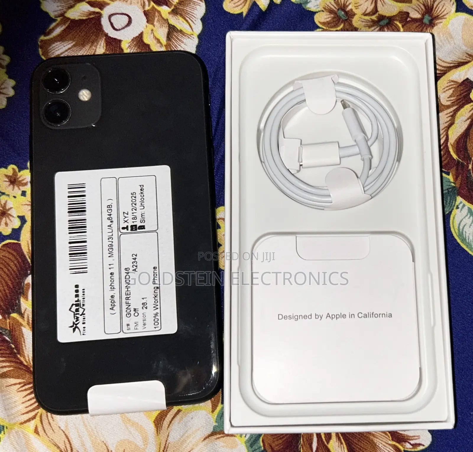 New Apple iPhone 11 64 GB Black