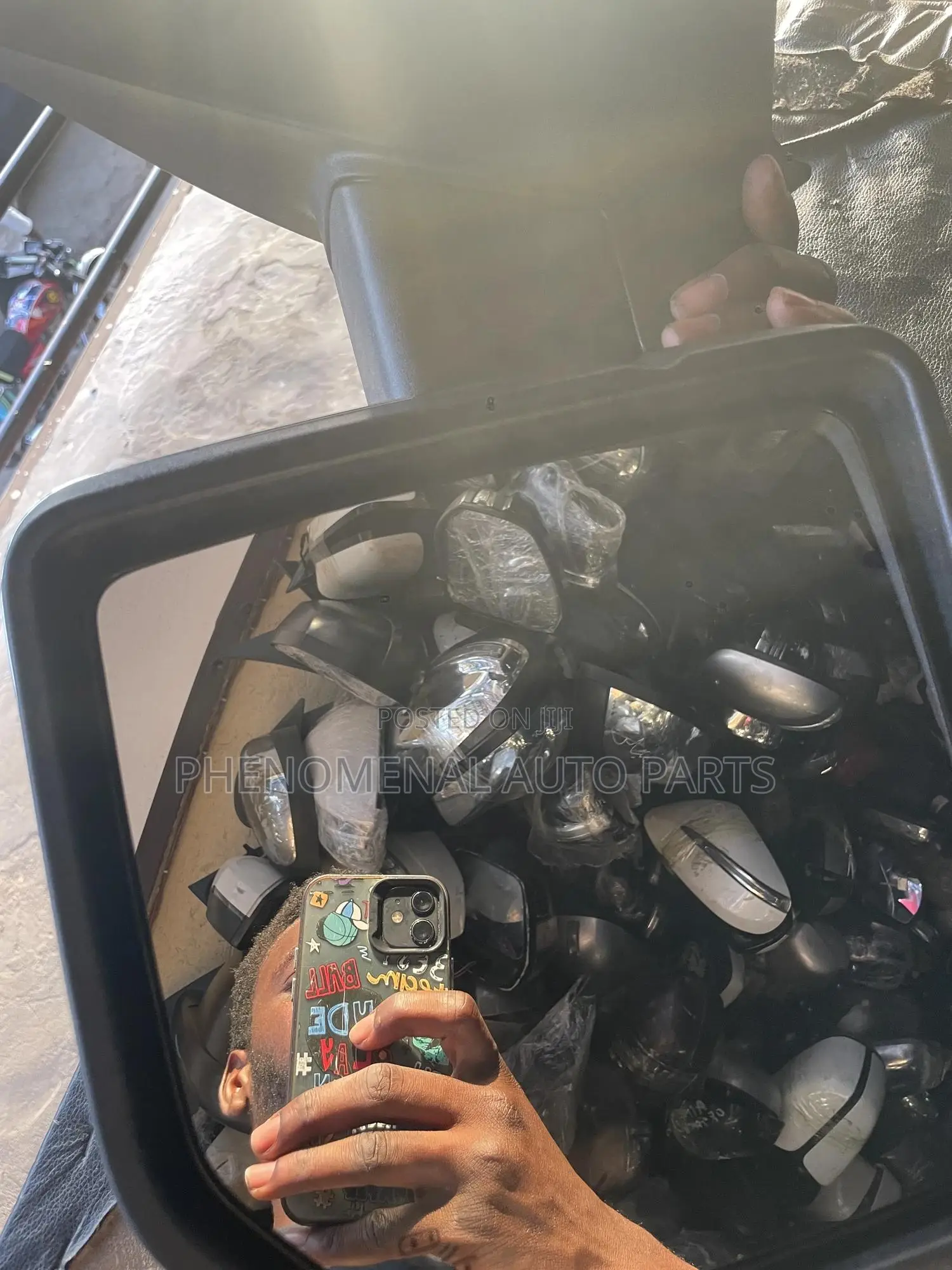 Ford F150 2016-2020 Chrome Side Mirror With Sensor and Light