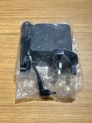 Lenovo 45w Laptop Charger - Round Tip Ac Wall Adapter, Black