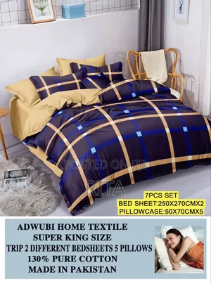 7 Pieces Bedsheets