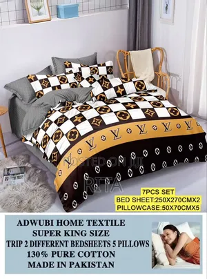 7 Pieces Bedsheets