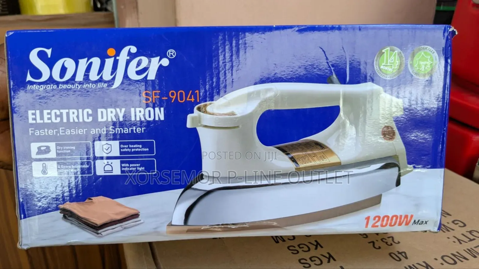 Heavy Electric Traveling Dry Iron
