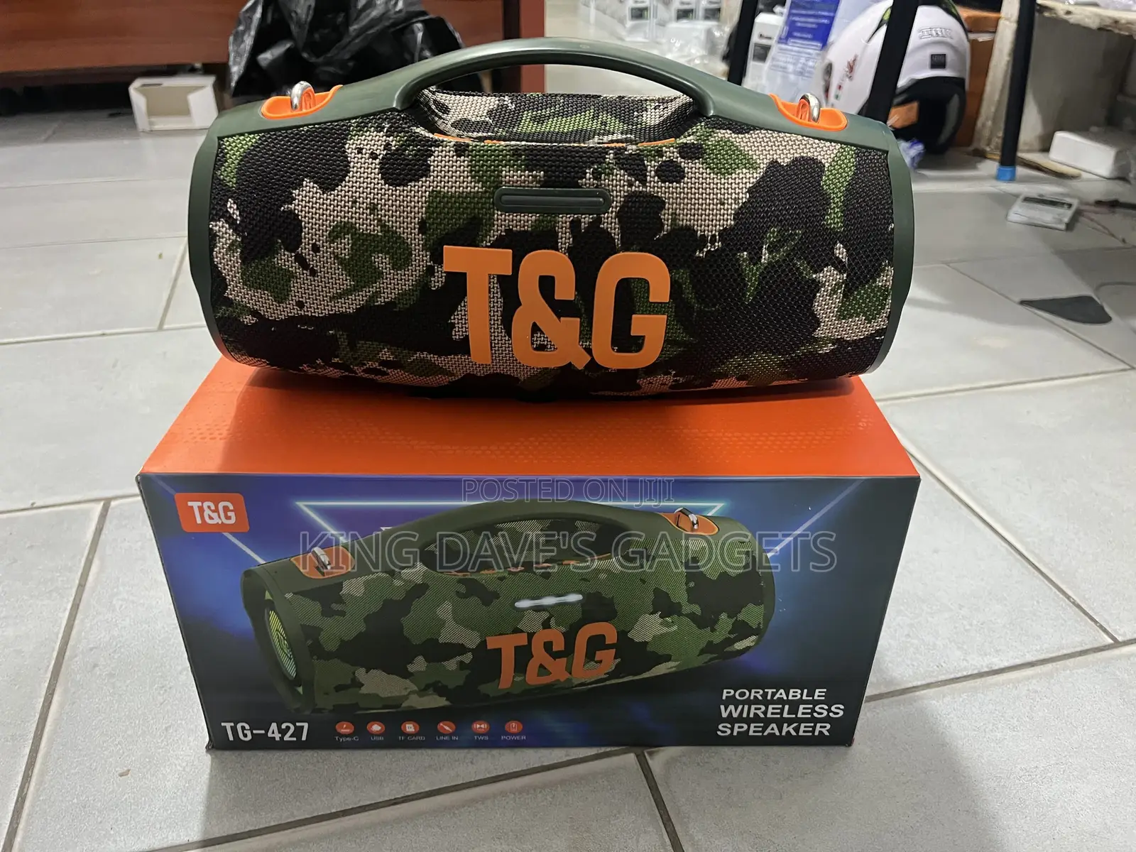 T G Tg-427 Portable Wireless Bluetooth Speaker