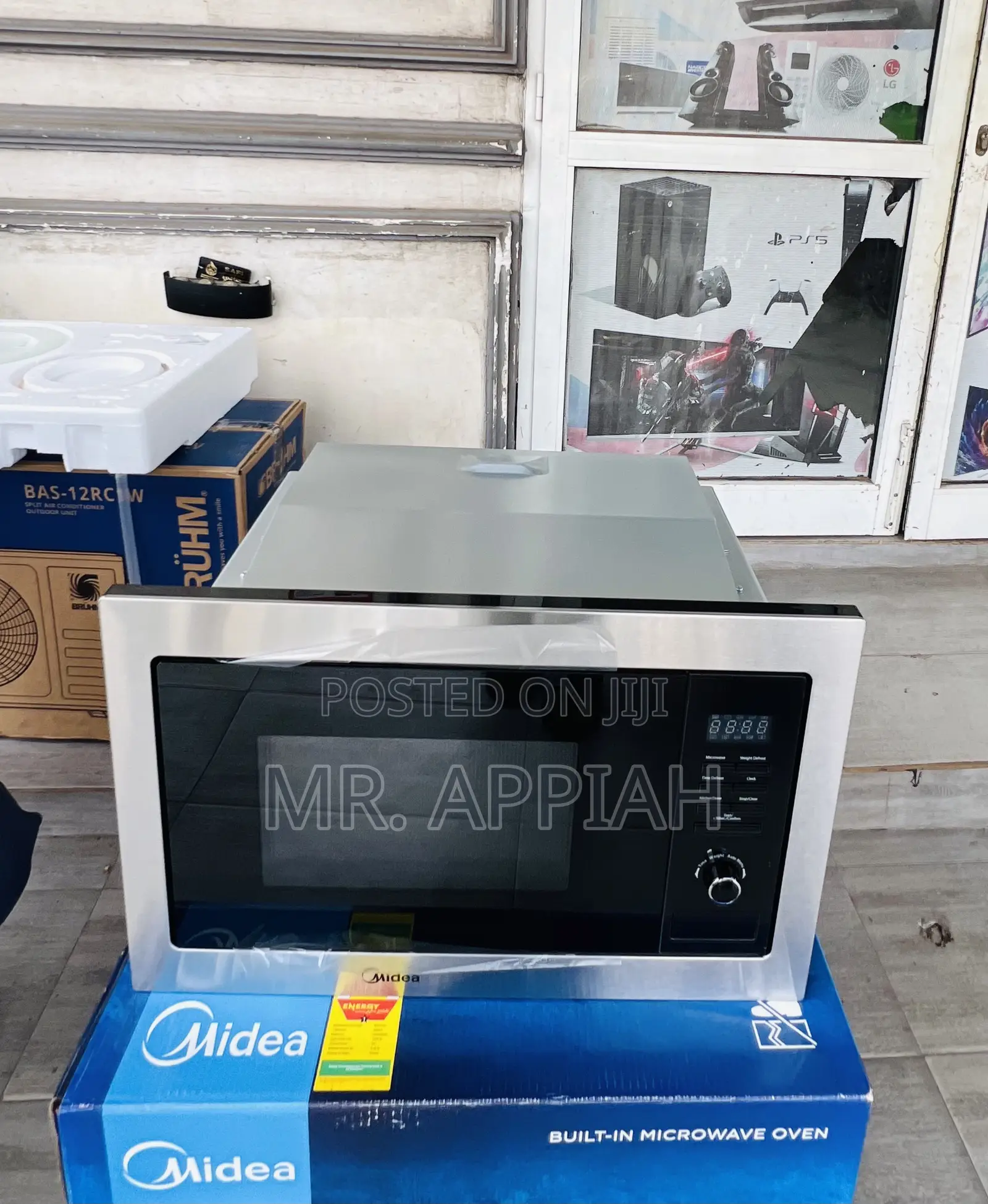 Get Premium Midea Am717bs7-B 17liters Electric Microwave(Gray) 