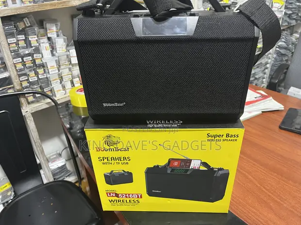 Enceinte Bluetooth sans fil BoomBest LN-5216BT | Super Bass | Antenne Radio Télescopique